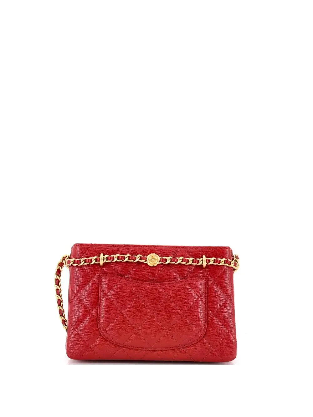 Chanel Cc Camellia Shopping Chain Tote #235148C49B